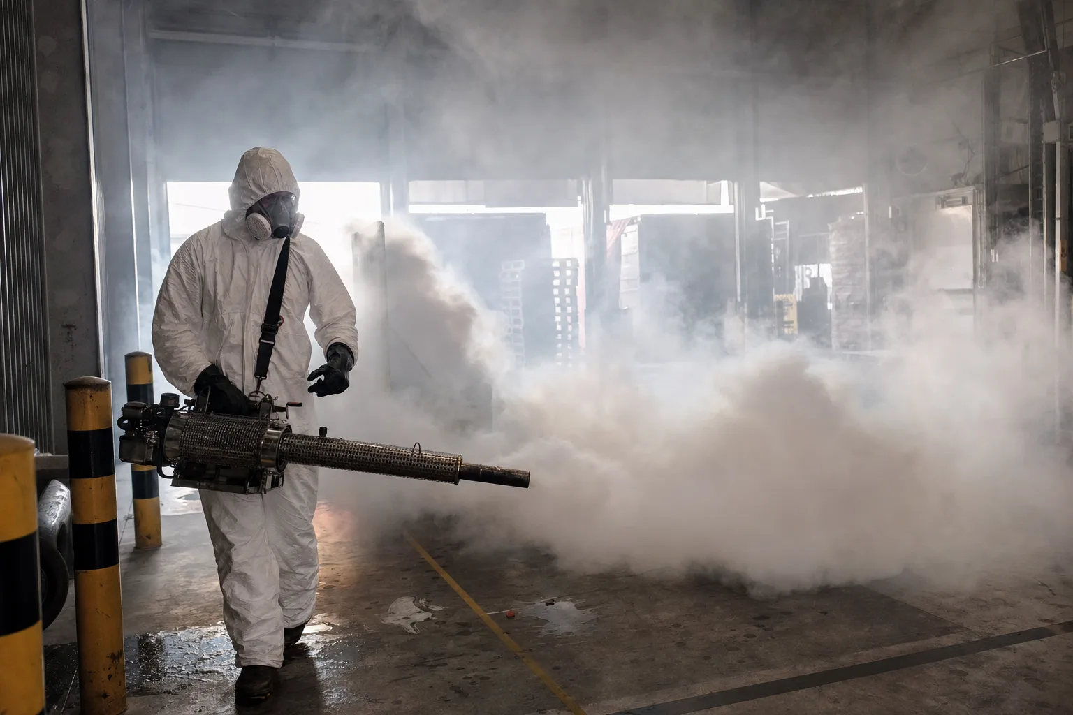 Nebulización ULV en una cocina profesional